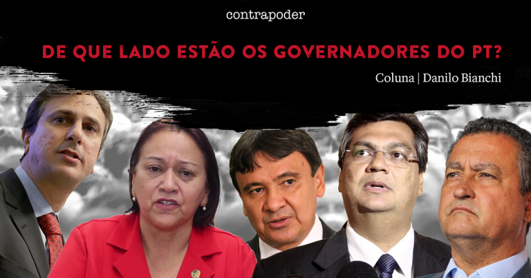 De que lado estão os governadores do PT?